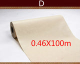 100m Half-Ripe Xuan Paper Chinese Calligraphy Rice Paper Calligraphy Regular Script Writing Chinese Painting Practice Xuan Paper