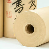 100m Long Roll Rice Paper Chinese Painting Half-Ripe Xuan Paper Chinese Calligraphy Writing Regular Running Script Xuan Paper