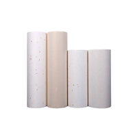 100m Roll Chinese Calligraphy Painting Hemp Paper Rijstpapier Half-Ripe Xuan Paper Yunlong Fiber Rice Paper with Flowers Pattern