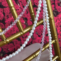 100pcs Imitation Pearl and Arcylic Garland for Chiavari Chair Decoration  Chair Sash Chair Cap