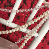 100pcs Imitation Pearl and Arcylic Garland for Chiavari Chair Decoration  Chair Sash Chair Cap