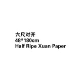 100sheets/lot Chinese Half-Ripe Xuan Paper Beginner Chinese Painting Brush Calligraphy Paper Thicken Xuan Paper Riisipaperi