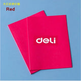 10PCS/LOT Deli 10mm (71-85pageS) A4 colored thermal binding cover Glue binding cover thermal book covers hot punch binding cover