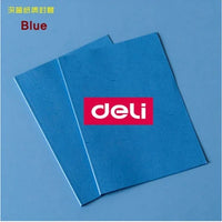 10PCS/LOT Deli 10mm (71-85pageS) A4 colored thermal binding cover Glue binding cover thermal book covers hot punch binding cover