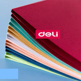 10PCS/LOT Deli 10mm (71-85pageS) A4 colored thermal binding cover Glue binding cover thermal book covers hot punch binding cover