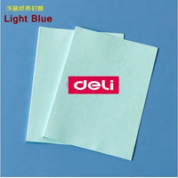 10PCS/LOT Deli 10mm (71-85pageS) A4 colored thermal binding cover Glue binding cover thermal book covers hot punch binding cover