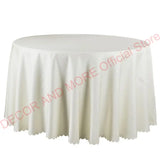 10PCS Polyester Jacquard Solid Table Linen Square Red White Gold Table Cloths Hotel Banquet Wedding Table Cover Round Tablecloth