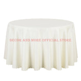 10PCS Polyester Jacquard Solid Table Linen Square Red White Gold Table Cloths Hotel Banquet Wedding Table Cover Round Tablecloth