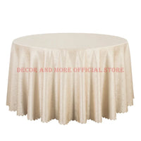 10PCS Solid Red Table Cloth Jacquard Round Table Covers White Decor Wedding Party Hotel Dining Tablecloths Square Table Linens