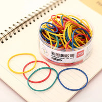 10Packs Colored Round Rubber Band Ring N.W 50g Office Accounting Bundling Tools High Elasticity Easy to Distinguish Home 3219