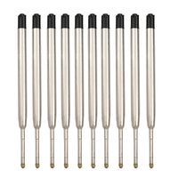 10pcs 99mm Replaceable Metal Pen Refills Special Office Business Ballpoint Pen Refill Rods for Writing Stationery 0.7mm