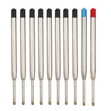 10pcs 99mm Replaceable Metal Pen Refills Special Office Business Ballpoint Pen Refill Rods for Writing Stationery 0.7mm