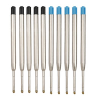 10pcs 99mm Replaceable Metal Pen Refills Special Office Business Ballpoint Pen Refill Rods for Writing Stationery 0.7mm