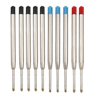 10pcs 99mm Replaceable Metal Pen Refills Special Office Business Ballpoint Pen Refill Rods for Writing Stationery 0.7mm