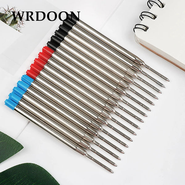 10pcs 99mm Replaceable Metal Pen Refills Special Office Business Ballpoint Pen Refill Rods for Writing Stationery 0.7mm