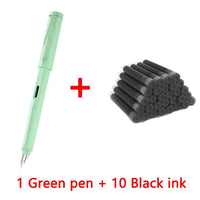 11Pcs Fountain Pen Ink Set Calligraphy Multi-Function Ink Pen 0.38mm EF Nib School Supplies Stationery Gel Pens