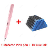 11Pcs Fountain Pen Ink Set Calligraphy Multi-Function Ink Pen 0.38mm EF Nib School Supplies Stationery Gel Pens