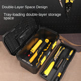 12/15/18inch Double Layer Household Tool Box Organizer Case Multifunction Hardware Tool Storage Box Plastic Electrician Toolbox