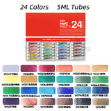 12/18/24/30 Sets Holbein Artists' Watercolors 5ML Tubes Professional Water Color Pigment Artist Painter Student Art Supplies