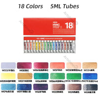 12/18/24/30 Sets Holbein Artists' Watercolors 5ML Tubes Professional Water Color Pigment Artist Painter Student Art Supplies