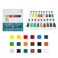 12/18/24 Colors WINSOR&NEWTON FINE ACRYLIC COLOUR SET 10ml/pcs for BJD Clay Cloth Wall Painting Artist Supplies