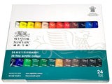 12/18/24 Colors WINSOR&NEWTON FINE ACRYLIC COLOUR SET 10ml/pcs for BJD Clay Cloth Wall Painting Artist Supplies