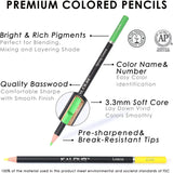 120 Lápis Coloridos Premium Conjunto para Colorir Adultos Livros Professional Art Desenho Lápis para Desenho Esboço Shading Mistura