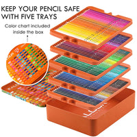 120 Pcs Óleo Lápis Coloridos Set Desenho De Madeira Macia Esboço Cores Lápis Tin Box Para Escola Adultos Art Pencil Gift Art Supplies