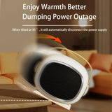 1200W Portable Electric Heater Fast Quiet Heating Electric Heater Electric Heater PTC Ceramic Heater for Bedroom Office Indoor