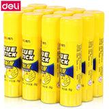 12PCS/BOX Deli 7091 7092 7093 PVP solid glue stick 8g 20g 36g office student glue stick  Formaldehyde free glue gun glue sticks