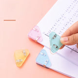 12Pcs/Box DELI 4 Colors TP530 Triangle Clamp Clip File Storage Supplies School Office Stationery