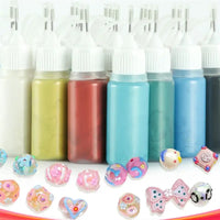 12ml Color Painting Glue Hand Drawn DIY Graffiti Pigment Handmade DIY Graffiti Fluid Bear Plaster Doll Waterproof Art Pigment