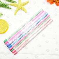 12pcs cute warm color hexagon HB standard wooden pencil student stationery writing drawing pencil school office supplies