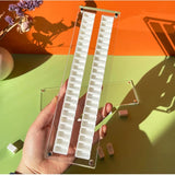 AOOKMIYA 14/26/44 Grids Empty Acrylic Watercolor Box Palette Portable Dust Proof Magnetic Clear Box Painting Art Supplies