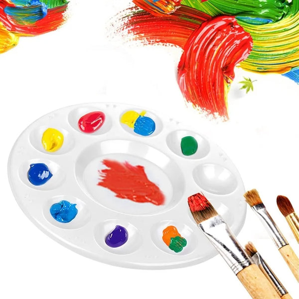 AOOKMIYA 36 PCS Plastic Paint Tray Palettes for Kids Students to Paint