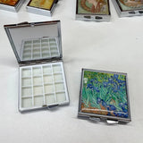 AOOKMIYA AOOKMIYA  16/18 Grid Watercolor Palette Mini Paint Packaging Tin Box Student Portable Watercolor Box Aquarel Painting Art Supplies