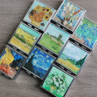 AOOKMIYA AOOKMIYA  16/18 Grid Watercolor Palette Mini Paint Packaging Tin Box Student Portable Watercolor Box Aquarel Painting Art Supplies