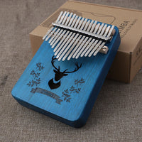 17 key Perfect Gauntlets Piano Mahogany kalimba Musical Instrument Beginners Thumb Piano With Accessories Wood acoustic musical