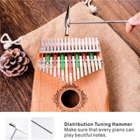 17 key Perfect Gauntlets Piano Mahogany kalimba Musical Instrument Beginners Thumb Piano With Accessories Wood acoustic musical