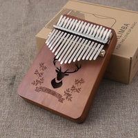 17 key Perfect Gauntlets Piano Mahogany kalimba Musical Instrument Beginners Thumb Piano With Accessories Wood acoustic musical