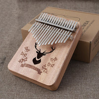 17 key Perfect Gauntlets Piano Mahogany kalimba Musical Instrument Beginners Thumb Piano With Accessories Wood acoustic musical