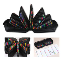 180 Lápis Coloridos Zipper-Case Set Soft Core Cabos Coloridos para Colorir Pintura Desenho Artistas Adultos Coloristas Profissionais