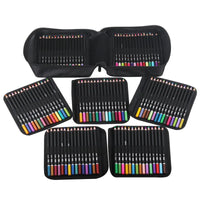 180 Lápis Coloridos Zipper-Case Set Soft Core Cabos Coloridos para Colorir Pintura Desenho Artistas Adultos Coloristas Profissionais