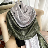 180X90CM Luxury Brand Fashion Summer Women Soft Silk Scarves Female Shawl Foulard Ladies Muffler Beach Wrap Bandanna Pareo beach