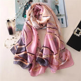 180X90CM Luxury Brand Fashion Summer Women Soft Silk Scarves Female Shawl Foulard Ladies Muffler Beach Wrap Bandanna Pareo beach