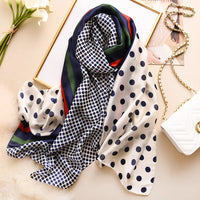 180X90CM Luxury Brand Fashion Summer Women Soft Silk Scarves Female Shawl Foulard Ladies Muffler Beach Wrap Bandanna Pareo beach