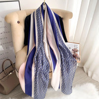 180X90CM Luxury Brand Fashion Summer Women Soft Silk Scarves Female Shawl Foulard Ladies Muffler Beach Wrap Bandanna Pareo beach