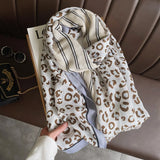 180X90cm Fashion Spring and Autumn Scarf Women's Cotton and Linen Dual-purpose All-match Thin Winter Silk Scarf Long Gauze Scarf