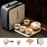 19 Styles Chinese Kung Fu Tea set Travel Tea set Ceramic Portable Tea set Teapot Tea Maker Infuser Teacup Cup for Tea