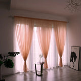 1PC Voile Window Curtain Solid Color Grape Purple High Quality Simple Curtains Modern Generous Beautiful Exquisite Curtain